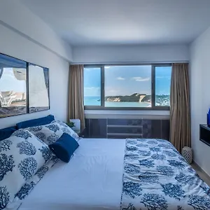 Apartamento Flat Com 2 Quartos E Vista Mar Da De Pontanegra-wifi 300 Mb-garagem-familia-criancas-piscina-pet Friendly